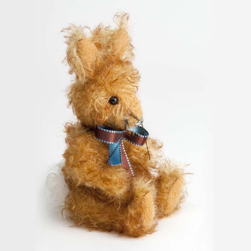 CANTERBURY BEARS Ginger (Hase) Mohair 16 cm, handgefertigt - 140 - für Kinder u. Sammler ab 3 Jahre