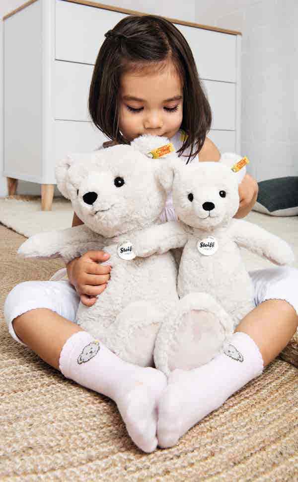 STEIFF Teddybär Benno creme 42 cm 113727 - NEUHEIT 2021 - für Kinder und Sammler