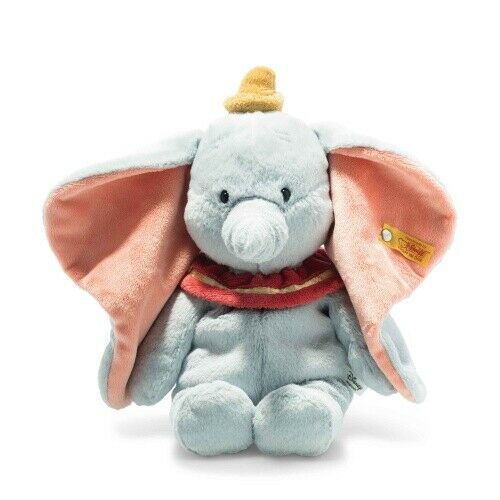 STEIFF Dumbo 30 cm hellblau 024559 - 'Soft Cuddly Friends' - NEUHEIT - für Kinder und Sammler ab 18 Monate