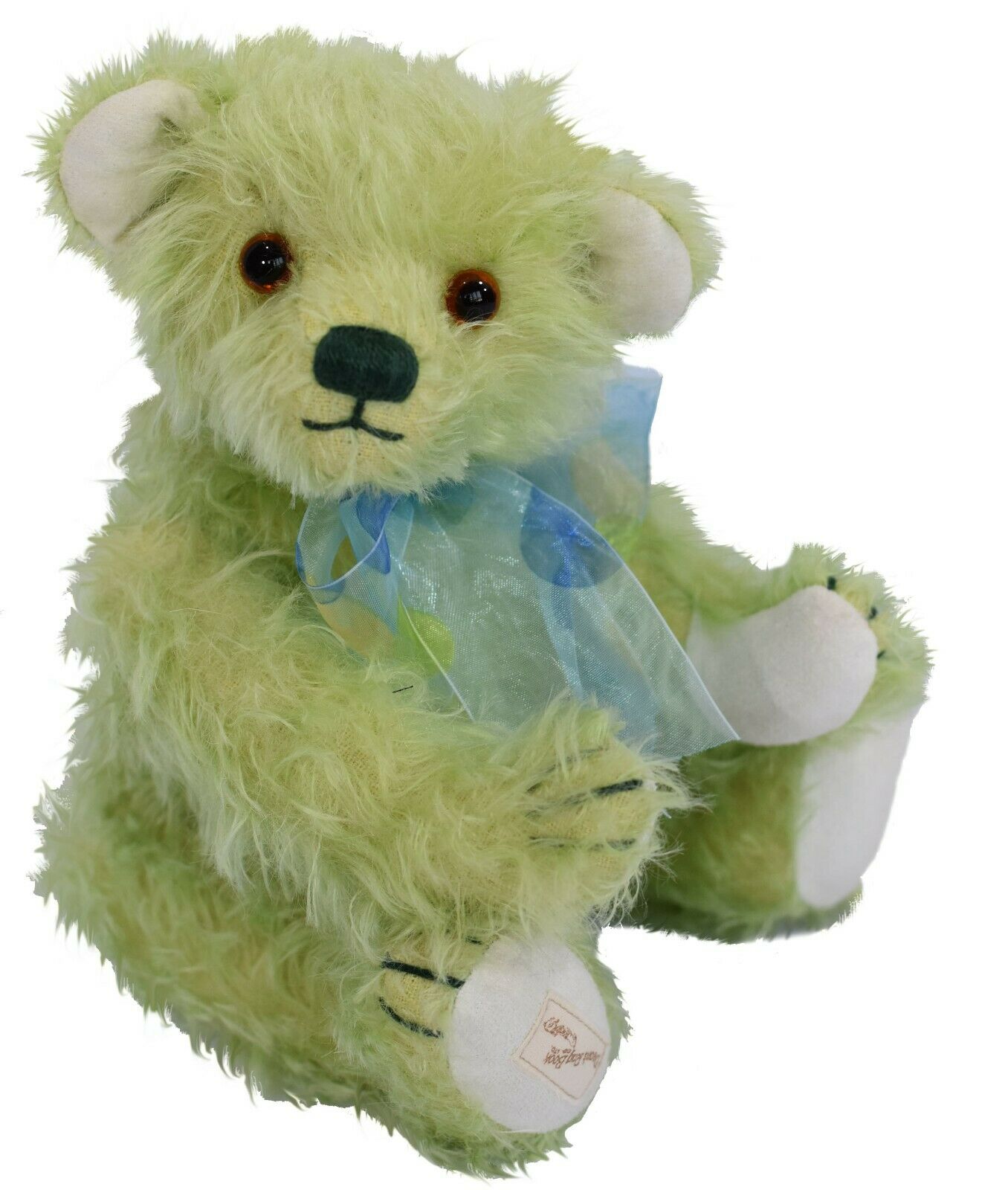 DEAN'S Teddy Lucille 19.008.030 Mohair hellbeige/grün - Limited Edition 299 Exemplare - für Sammler