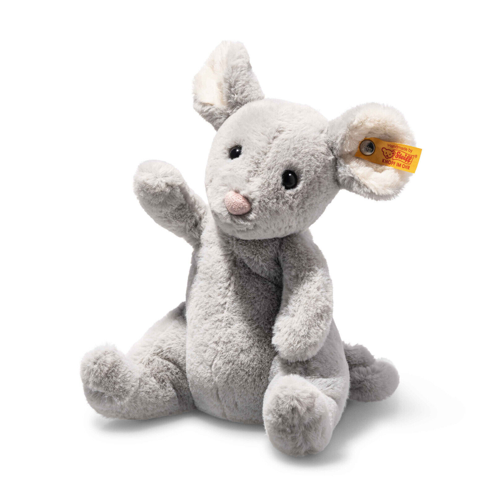 STEIFF Cheesy Maus 19 cm blaugrau 056246  'Soft Cuddly Friends' - für Kinder 
