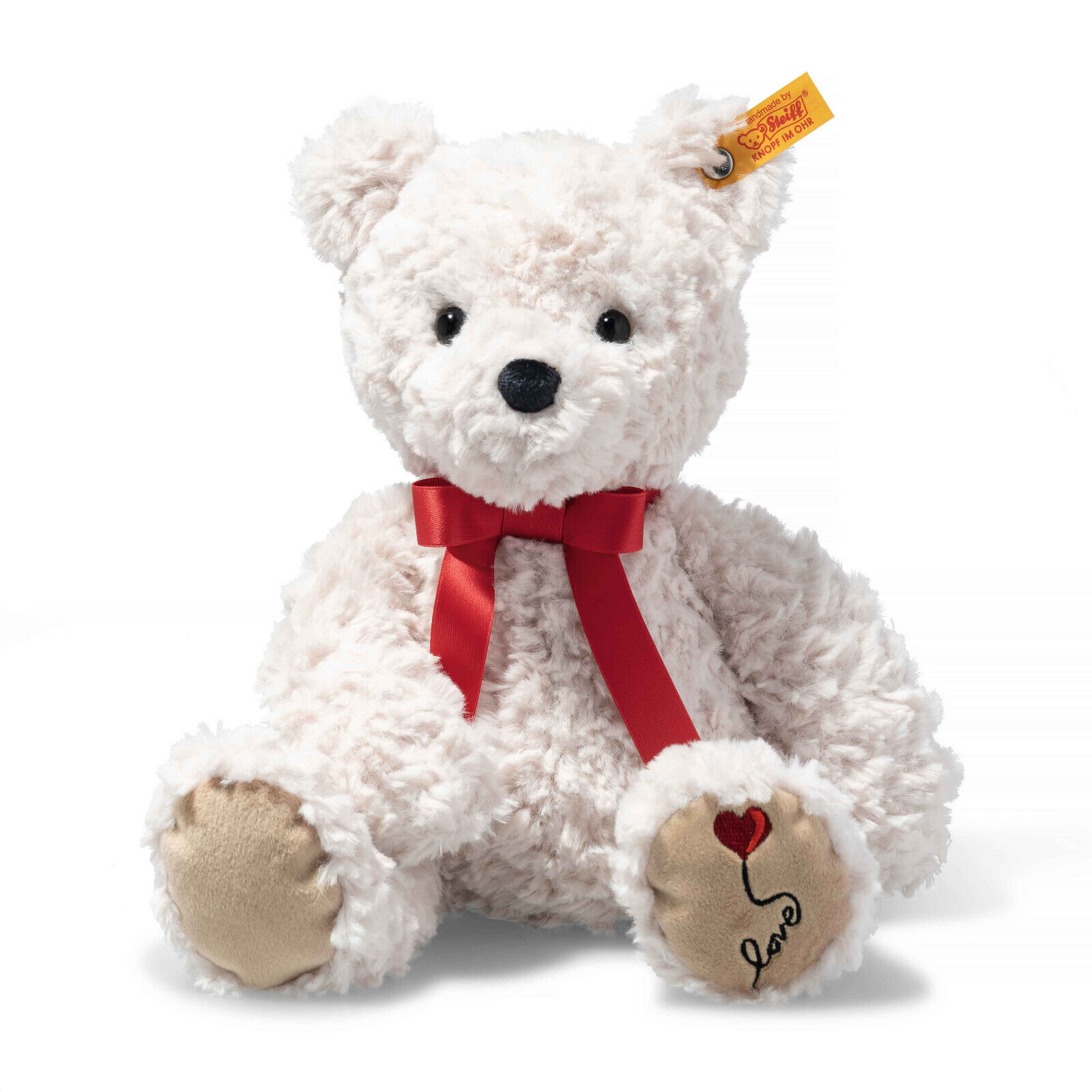 STEIFF Teddybär Jimmy LOVE 30 cm creme 'Soft Cuddly Friends' 113833 NEU!!